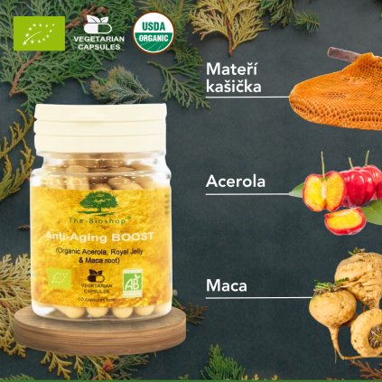 Anti-Aging Boost (Mateří kašička, Acerola, Maca)