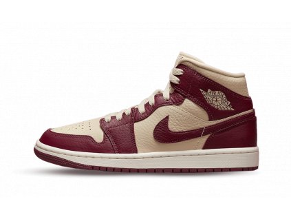 Jordan 1 Mid "Split Beach Cherrywood Red" W (Velikost 41)