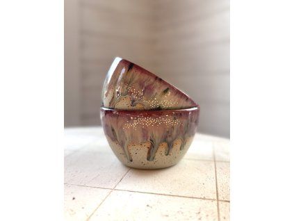 SPARKLING BURGUNDY BOWL