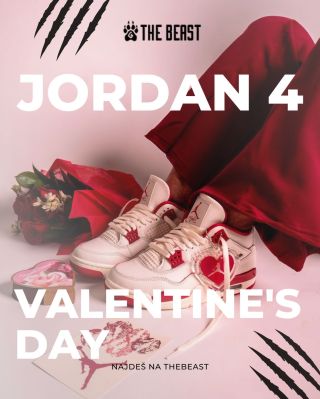 Valentýn gone wrong? 😭 No stress — Jordan 4 Retro Valentine’s Day “Sierra Red” jsou teď na e-shopu 💘 #thebeast
