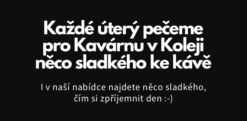 Sladké pro Kavárnu