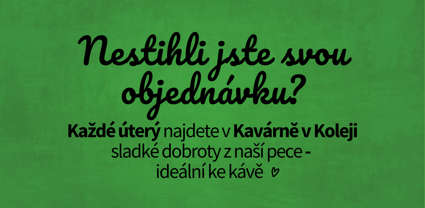 Sladké pro Kavárnu