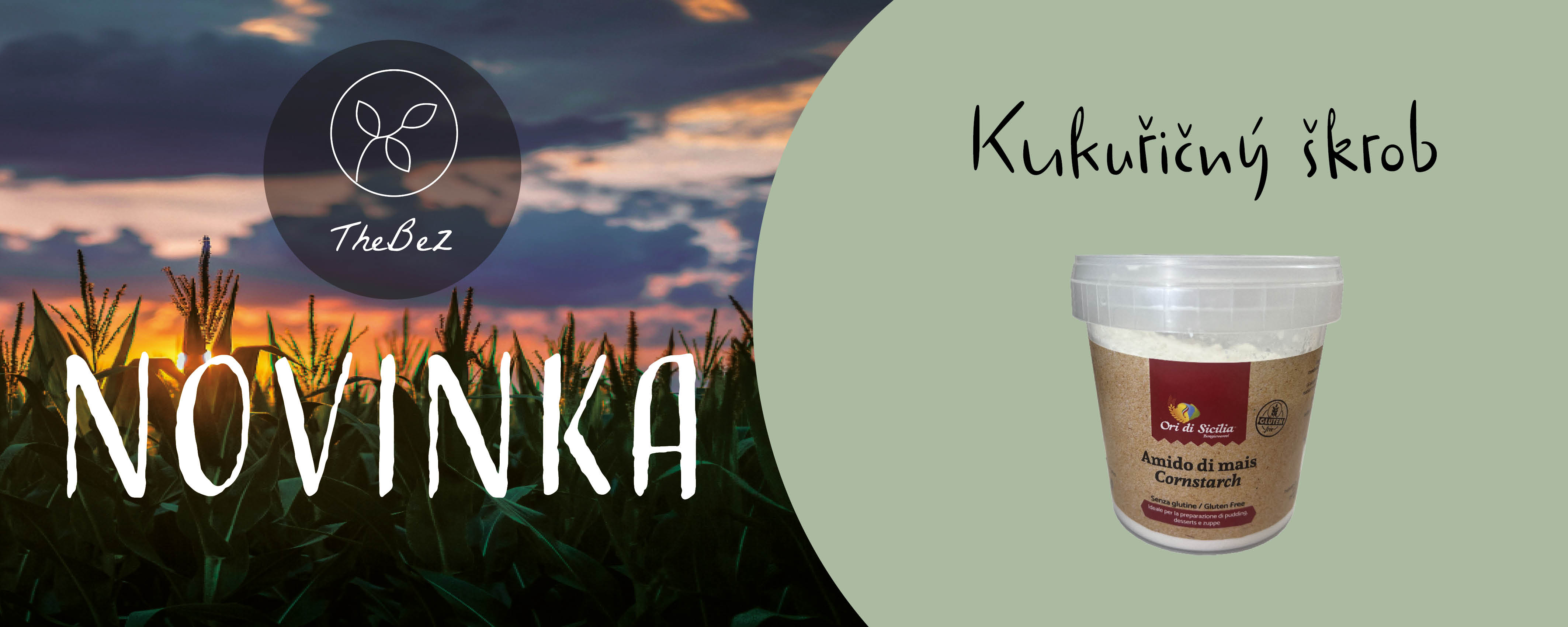 novinka kukuřičný škrob