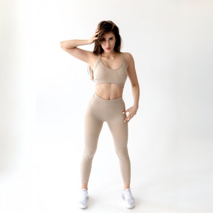 Set Capuccino krémová – pohľad spredu | BOVI Store