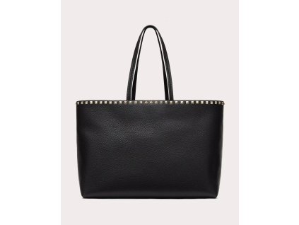 ROCKSTUD GRAINY CALFSKIN TOTE BAG