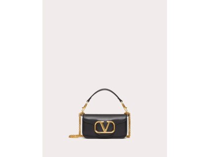 VALENTINO GARAVANI LOCÒ SMALL SHOULDER BAG IN CALFSKIN