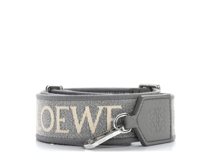 Loewe Anagram Logo Bag Strap in Silver at Nordstrom