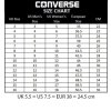 converse size chart