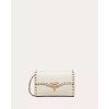 SMALL ROCKSTUD GRAINY CALFSKIN CROSSBODY BAG