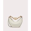 SMALL VLOGO MOON HOBO BAG IN LEATHER WITH CHAIN