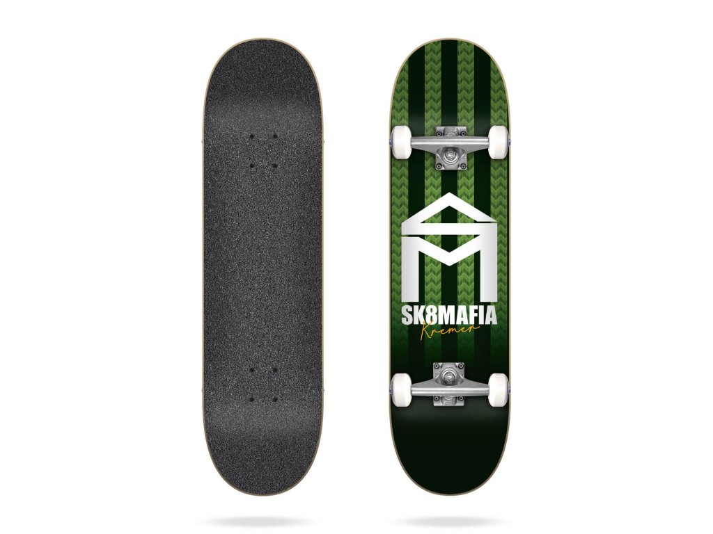 product s k sk8mafia house logo stripe kremer 8 0 complete skateboard