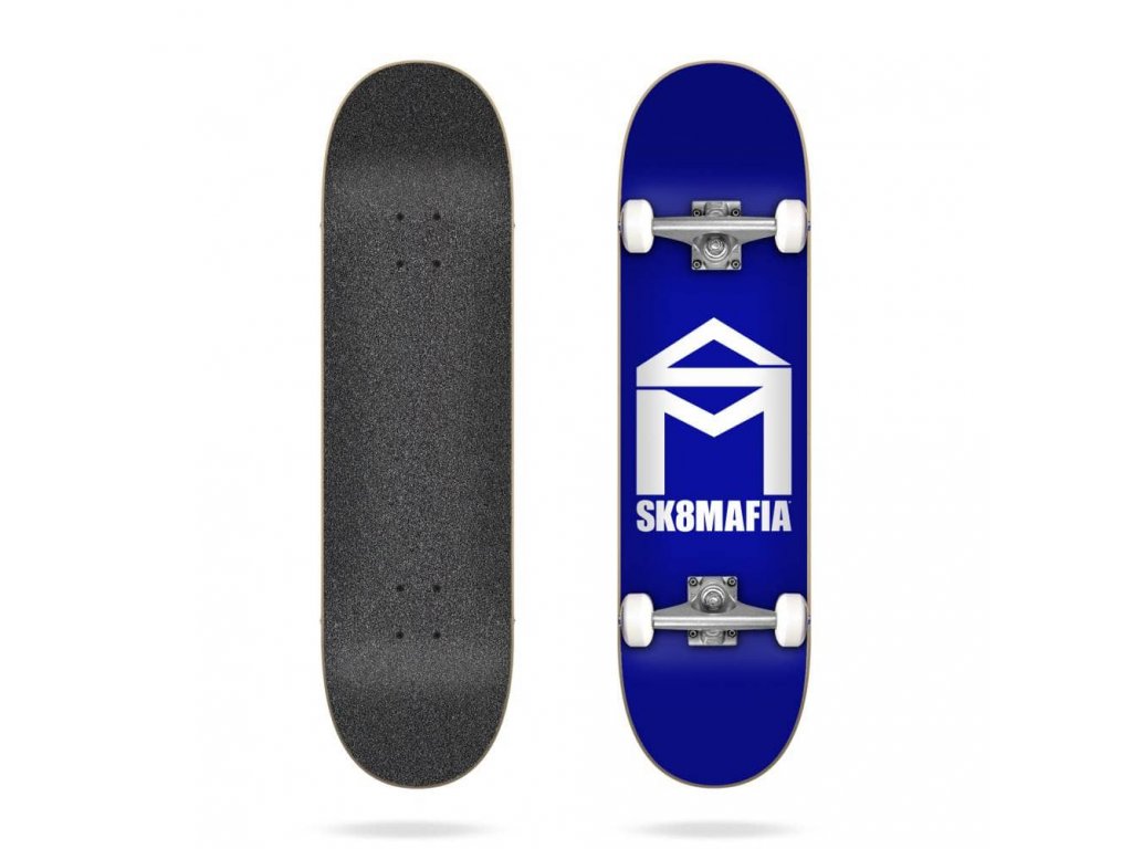 sk8mafia house logo blue complete skateboard 7 87 x 31 6 p50354 122212 image