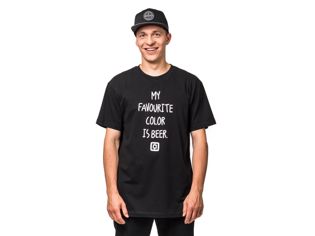 HORSEFEATHERS COLOR T-SHIRT BLACK