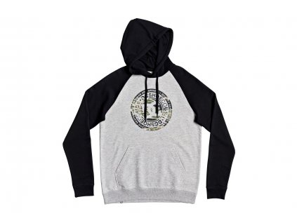 DC CIRCLE STAR HOODIE GREY/BLACK