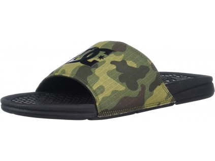 DC BOLSA SE SLIDE SANDALS BLACK/CAMO (Veľkosť EU 46)