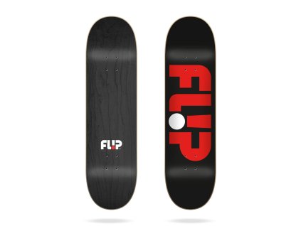 flip odyssey logo black 8 0 deck
