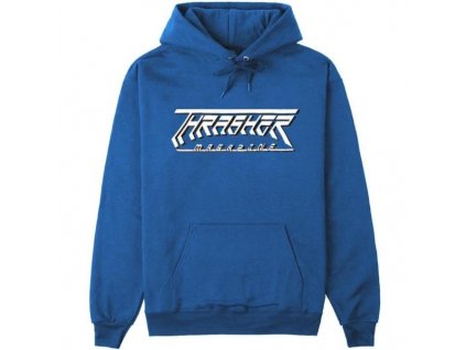 THRASHER FUTURE LOGO HOOD NAVY