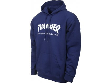 THRASHER SKATEMAG HOOD NAVY