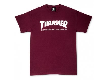 THRASHER SKATEMAG MAROON