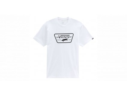 VANS FULL PATCH TEE WHITE/BLACK