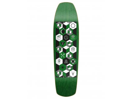 antiz skateboards mystic II green