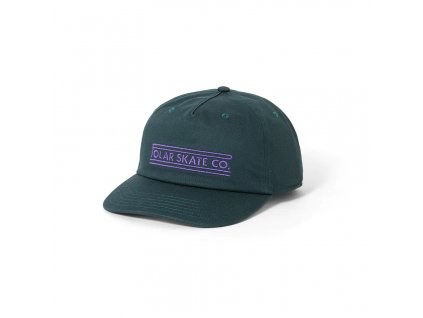 Polar Skate Co W23 Jake Cap Twill Stretch Logo DrkTeal 1 896x896