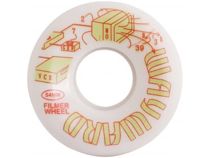 wayward 54mm 80a filmer skateboard wheel