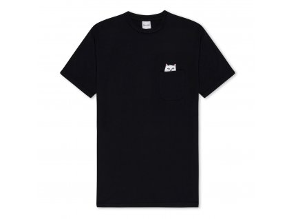 RIPNDIP LORD NERMAL PEACE POCKET TEE BLACK