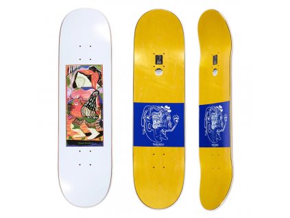 Polar Skate Co W23 Hardgoods Decks Dane Brady Pigeons White 896x896