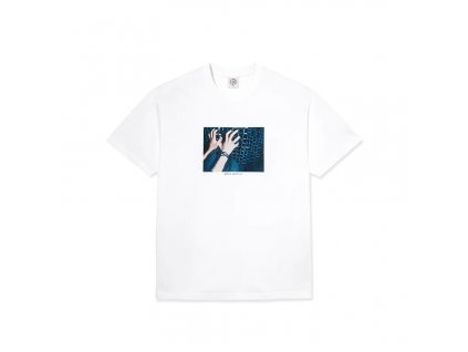 Polar Skate Co W23 Hardgoods Tee Caged Hands White 1 896x896