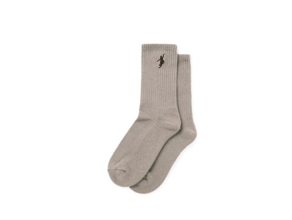 Polar Skate Co F24 Rib Socks No Comply Sand 1