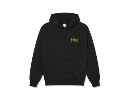 Polar Skate Co W24 Dave Hoodie Bear Blk 1
