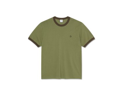 Polar Skate Co W24 Ringer Tee Grn 1