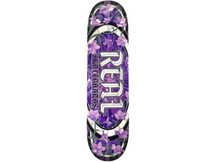 real cathedral oval 806 true fit shape skateboard deck purple