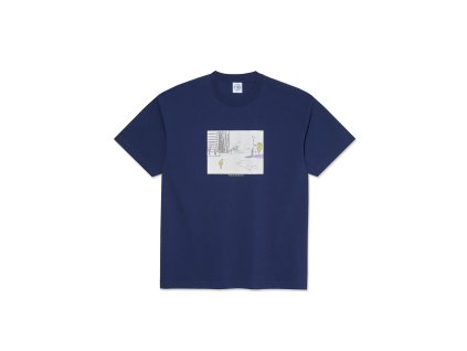 Polar Skate Co F25 Tee Downtown Dark Blue 1.png