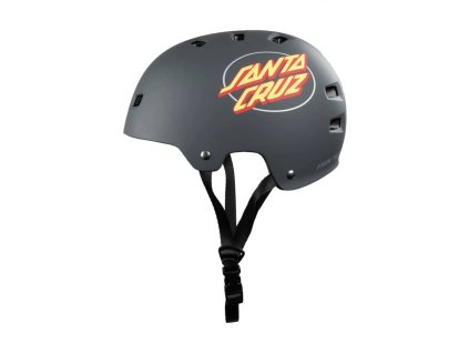 PRILBA BULLET x SANTA CRUZ OVAL DOT. MATTE CHARCOAL (Veľkosť prilby S/M)