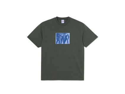 Polar Skate Co W25 Tee Cut Outs Dark Olive 1
