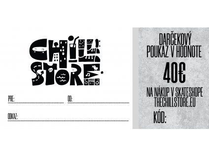 Darčekový poukaz 40€