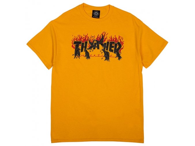 crows gold t shirt flat 600px