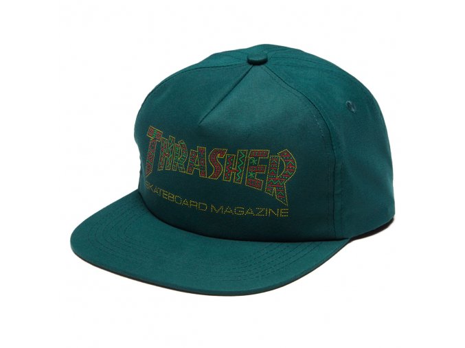THRASHER DAVIS SNAPBACK FOREST GREEN