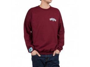 THRASHER RACING CREWNECK MAROON