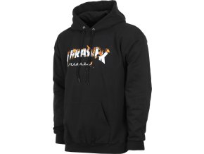 thrasher intro burner hoodie black