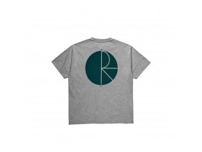 POLAR SKATE CO. FILL LOGO TEE HEATHER GREY