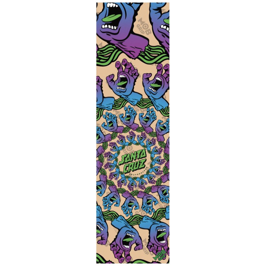 Skateboardový griptape MOB x SANTA CRUZ MANDALA HAND TheChillstore.eu