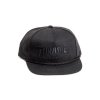 9632 2 rd thrasher rope snapback hat black black