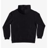 DC SQUARE STAR HOODIE BLACK