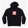 DC SQUARE STAR HOODIE BLACK