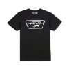 VANS FULL PATCH TEE BLACK/WHITE (Veľkosť M)