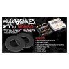 13838 2 bones hardcore bushings medium black