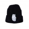Lord Nermal Ribbed Beanie (Black) Detail